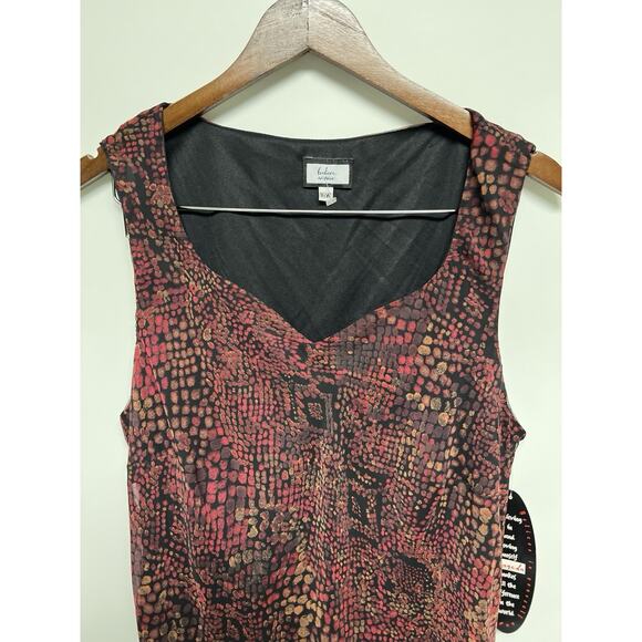 Vintage Midi Dress Womens 16W Deadstock Forest Fairy 90s Grunge Whimsy Sheer - Picture 4 of 16